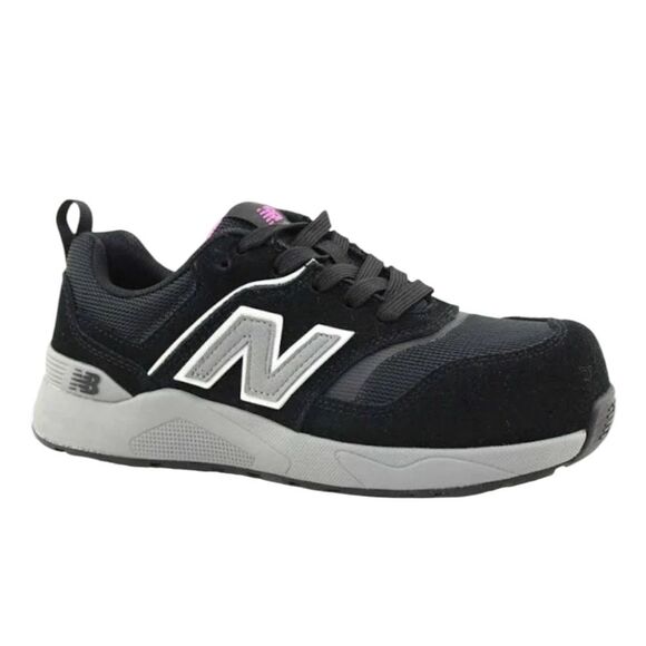 New Balance Shoes - NWT New Balance Elite Lite Sneaker Composite Toe Work Shoe Black / Rose Size 7.5